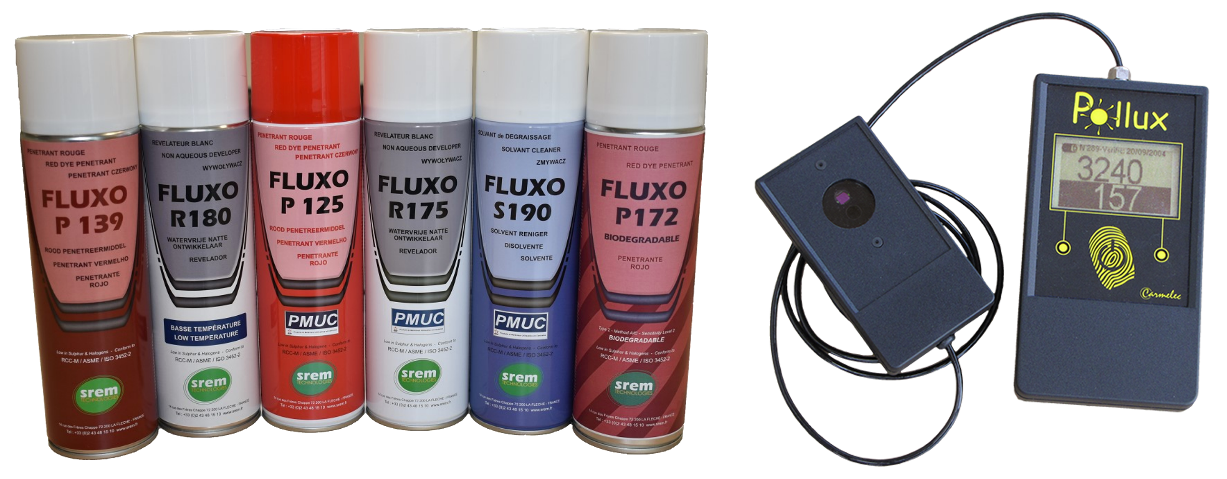 Produits de ressuage et Radiomètre